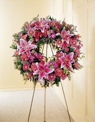 We Fondly Remember Sympathy  Wreath from Mockingbird Florist in Dallas, TX